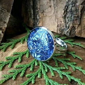Indigo Cabochon Ring